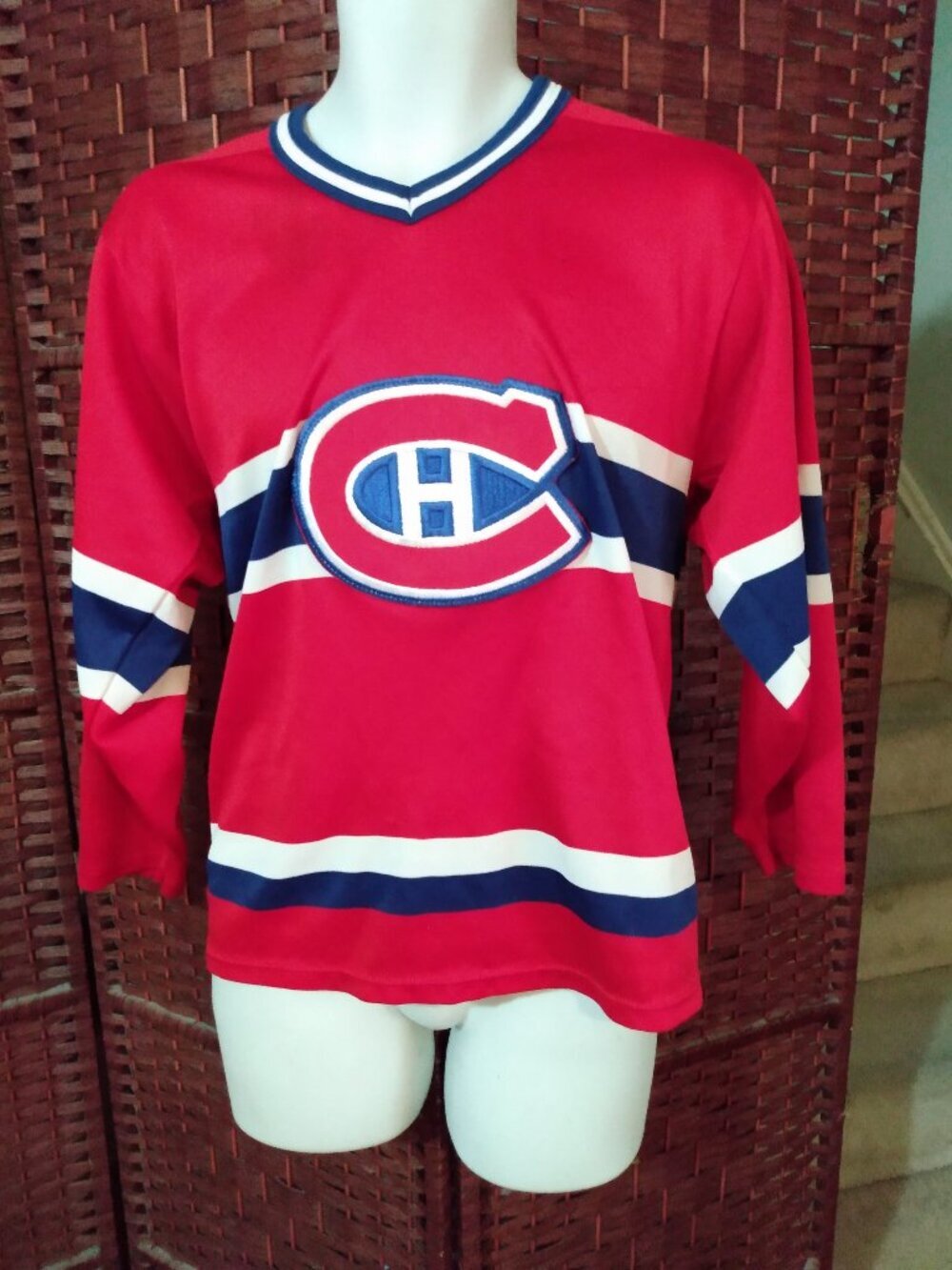 Vintage Chris Nilan Montreal Canadiens hockey Jersey Mens Small 80s 90s